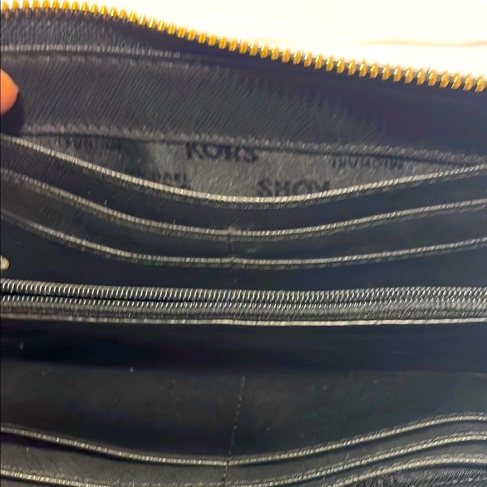 New Michael Kors Python Embossed Black Textured L… - image 6